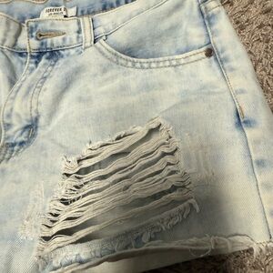 Forever 21 Sky Blue Denim Shorts